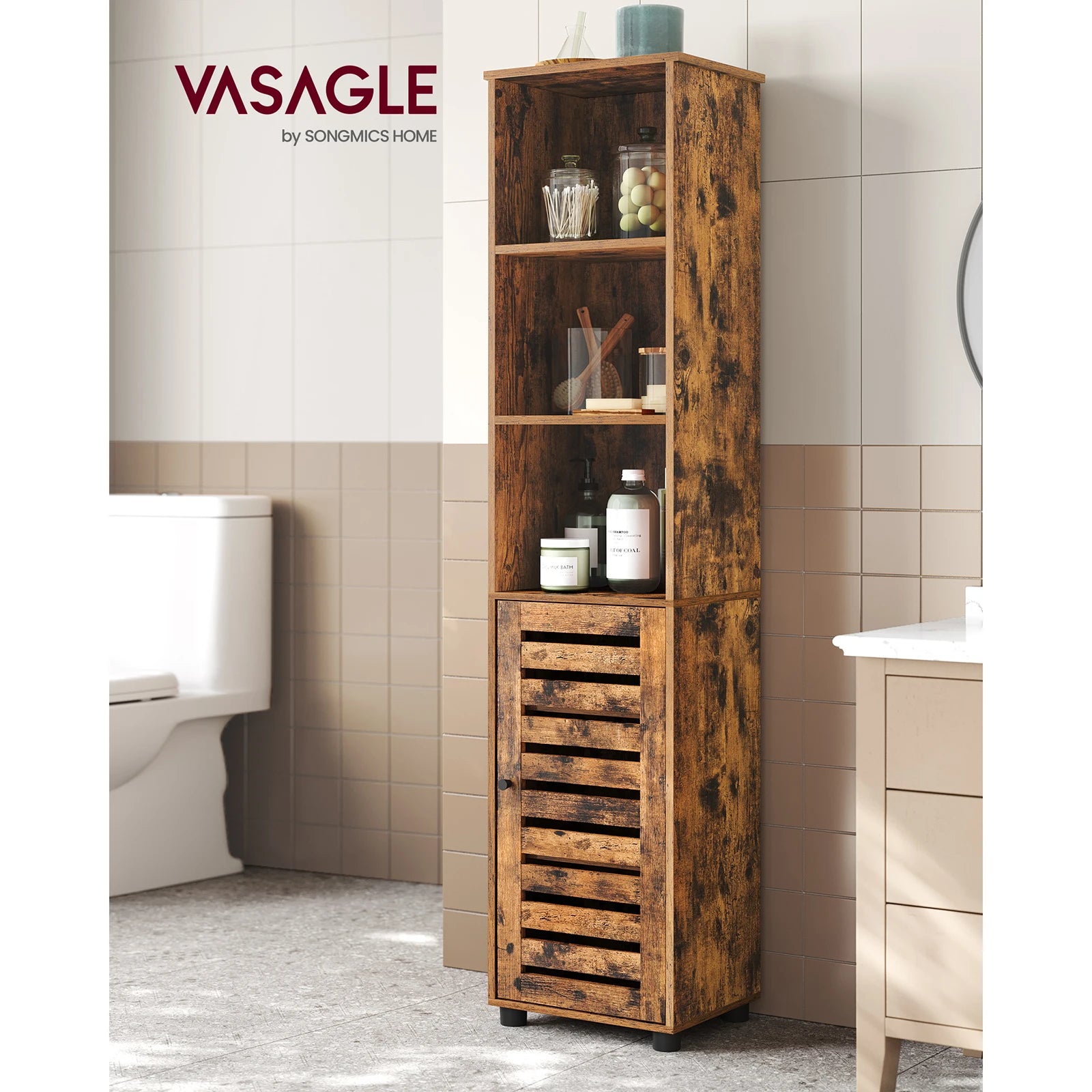 The SpaceSaver Tall Bathroom Cabinet