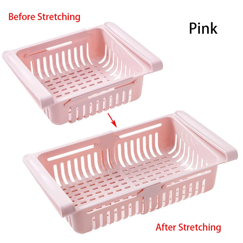 Fridge Hanging Organizer Drawer – Space-Saving Storage Basket