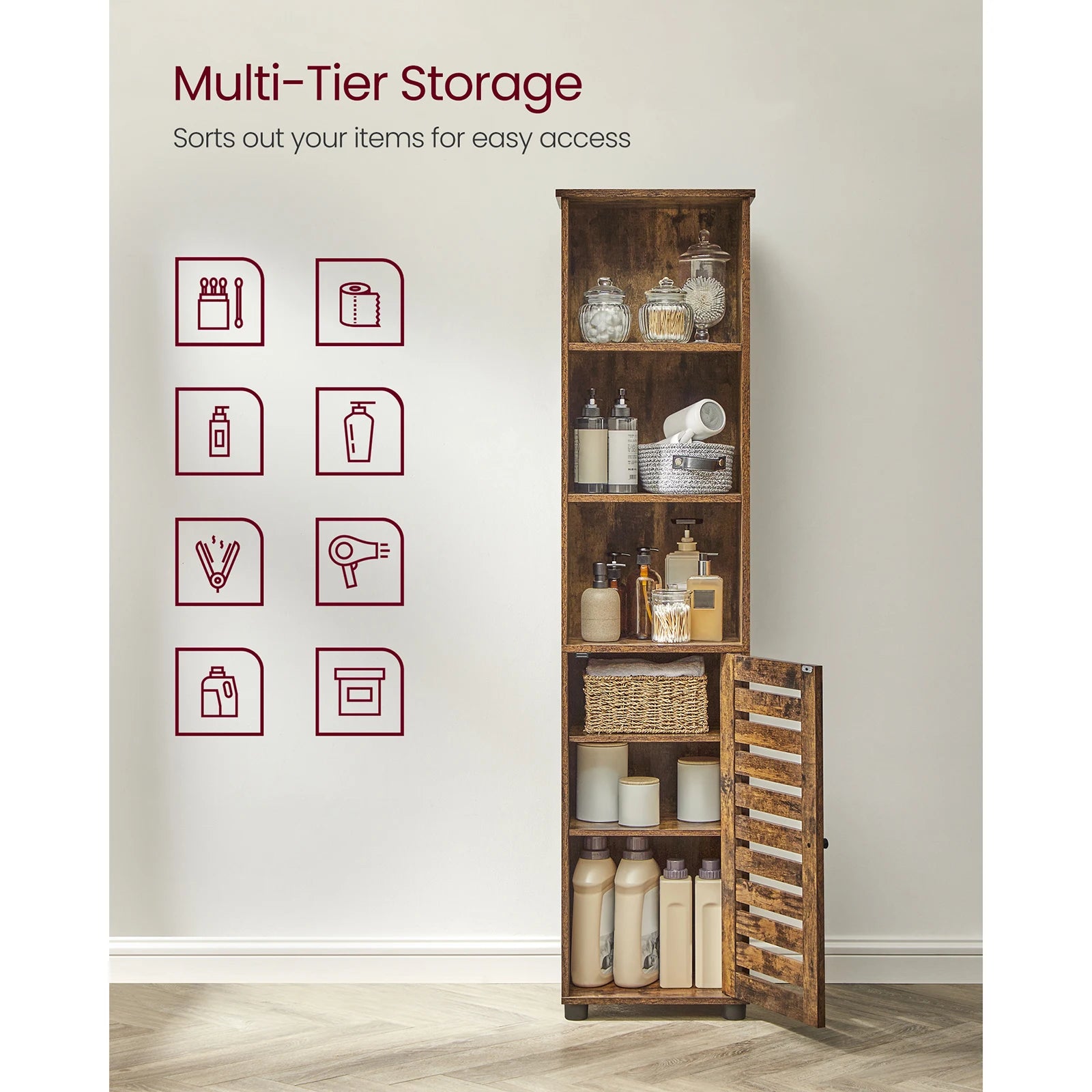 The SpaceSaver Tall Bathroom Cabinet