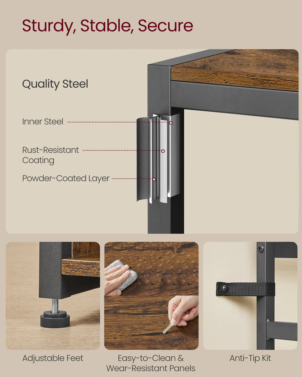 All-in-One Hallway Storage Bench – Coat Rack, Shoe Rack & Entryway Organizer