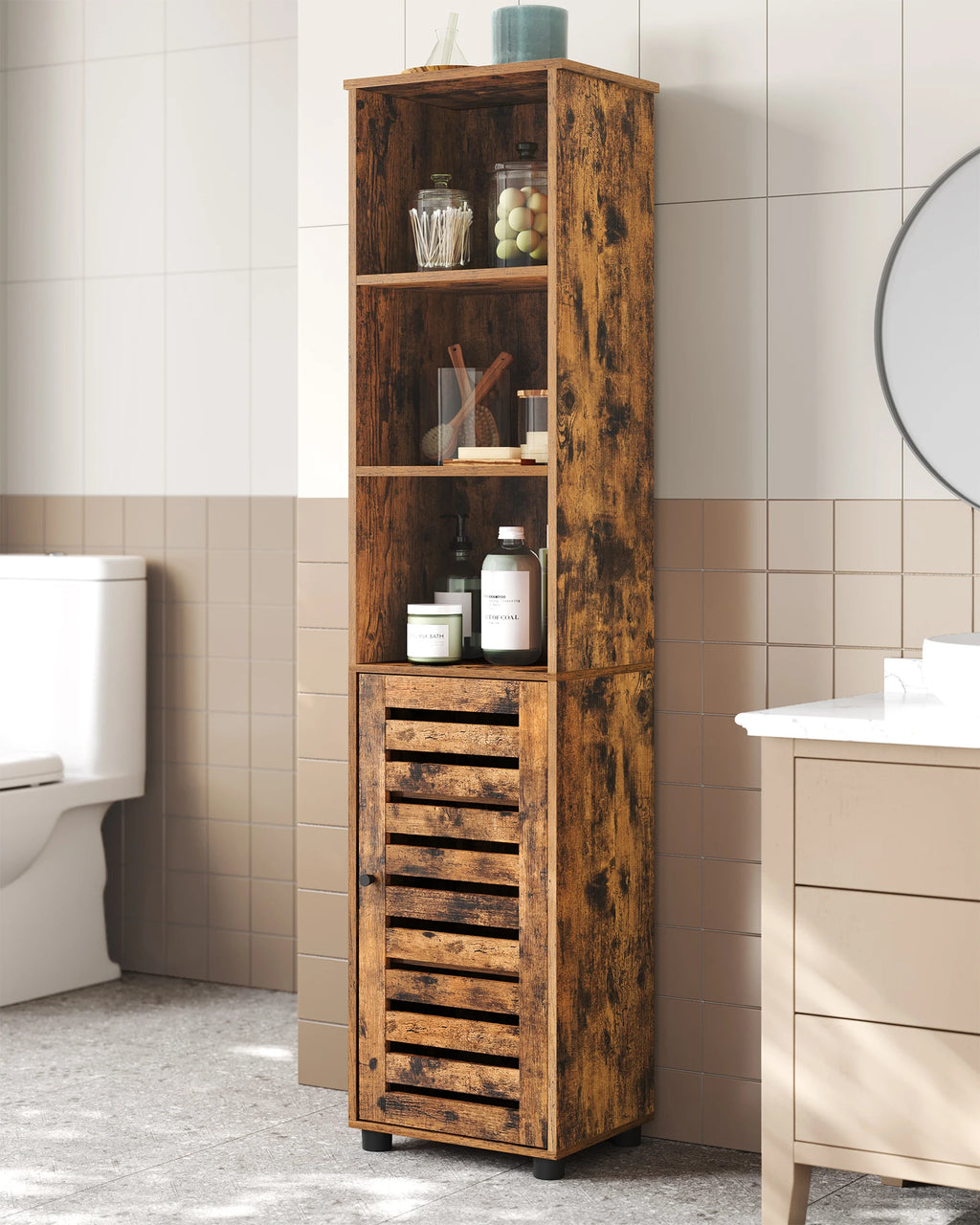 The SpaceSaver Tall Bathroom Cabinet