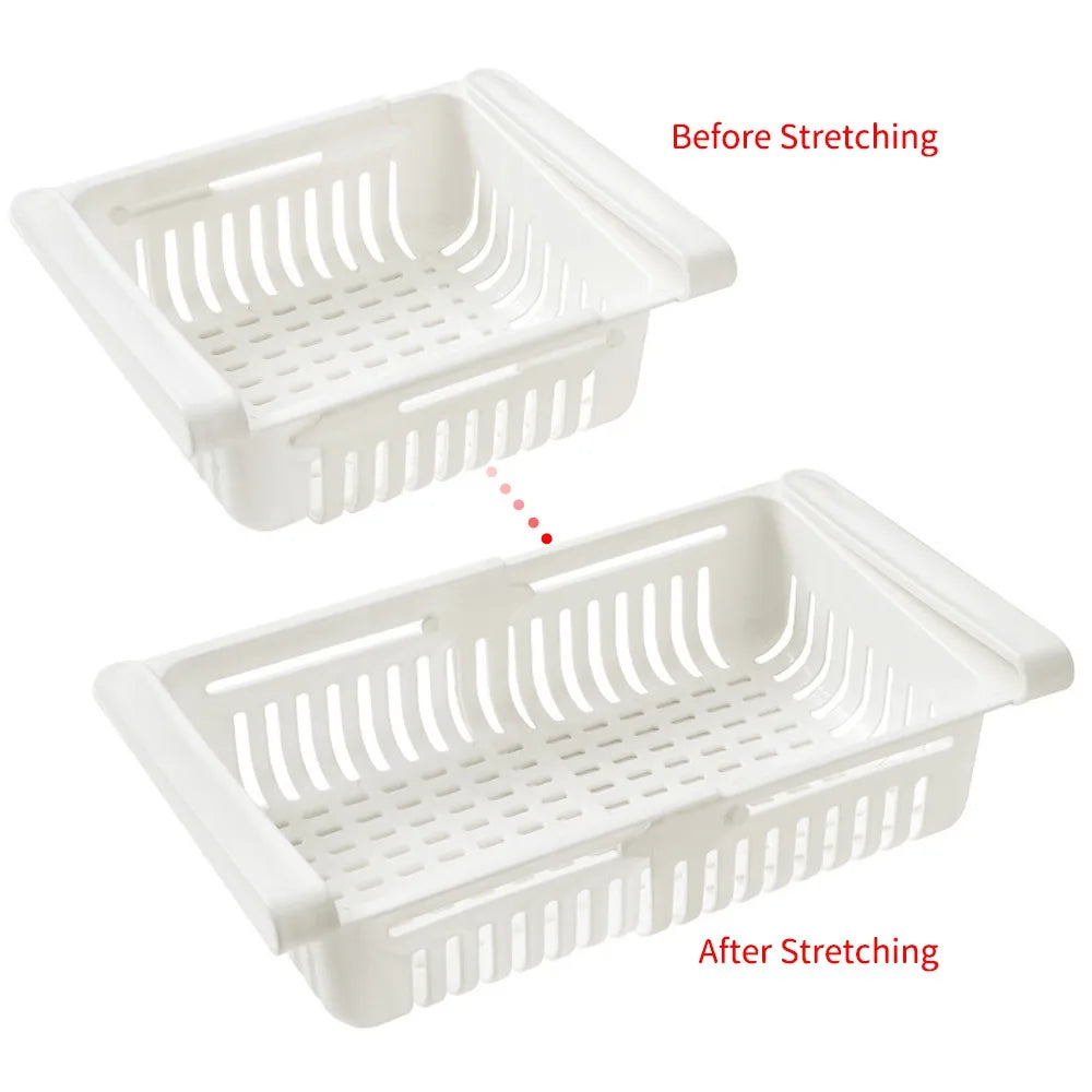 Fridge Hanging Organizer Drawer – Space-Saving Storage Basket