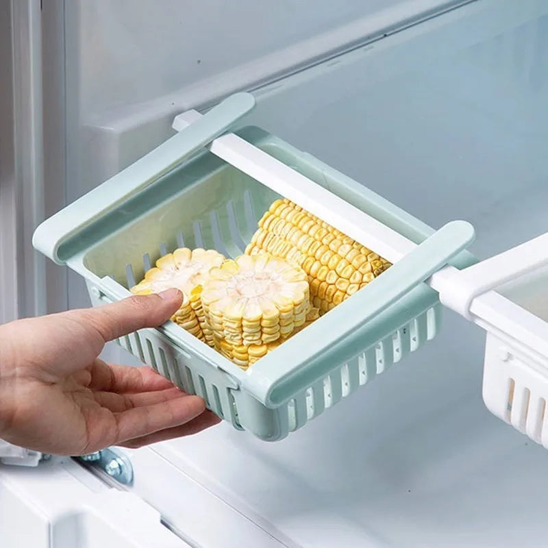 Fridge Hanging Organizer Drawer – Space-Saving Storage Basket